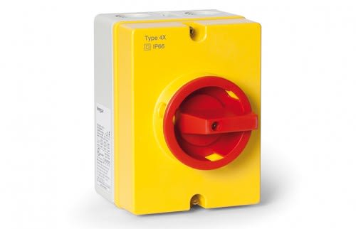 Interruptor rotativo con caja 3x40A